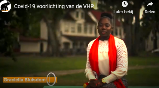 Covid-19 voorlichting van de VHP