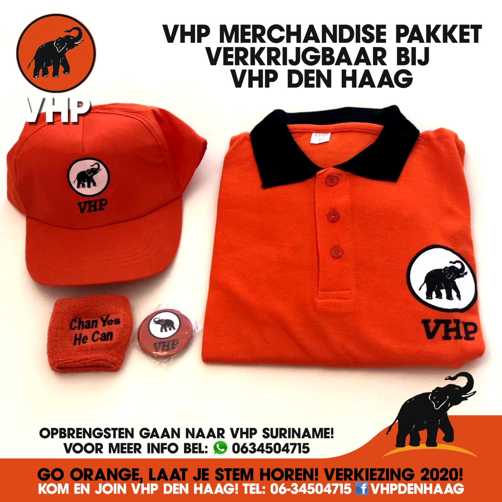 Kern Den Haag: VHP Merchandise pakket verkrijgbaar