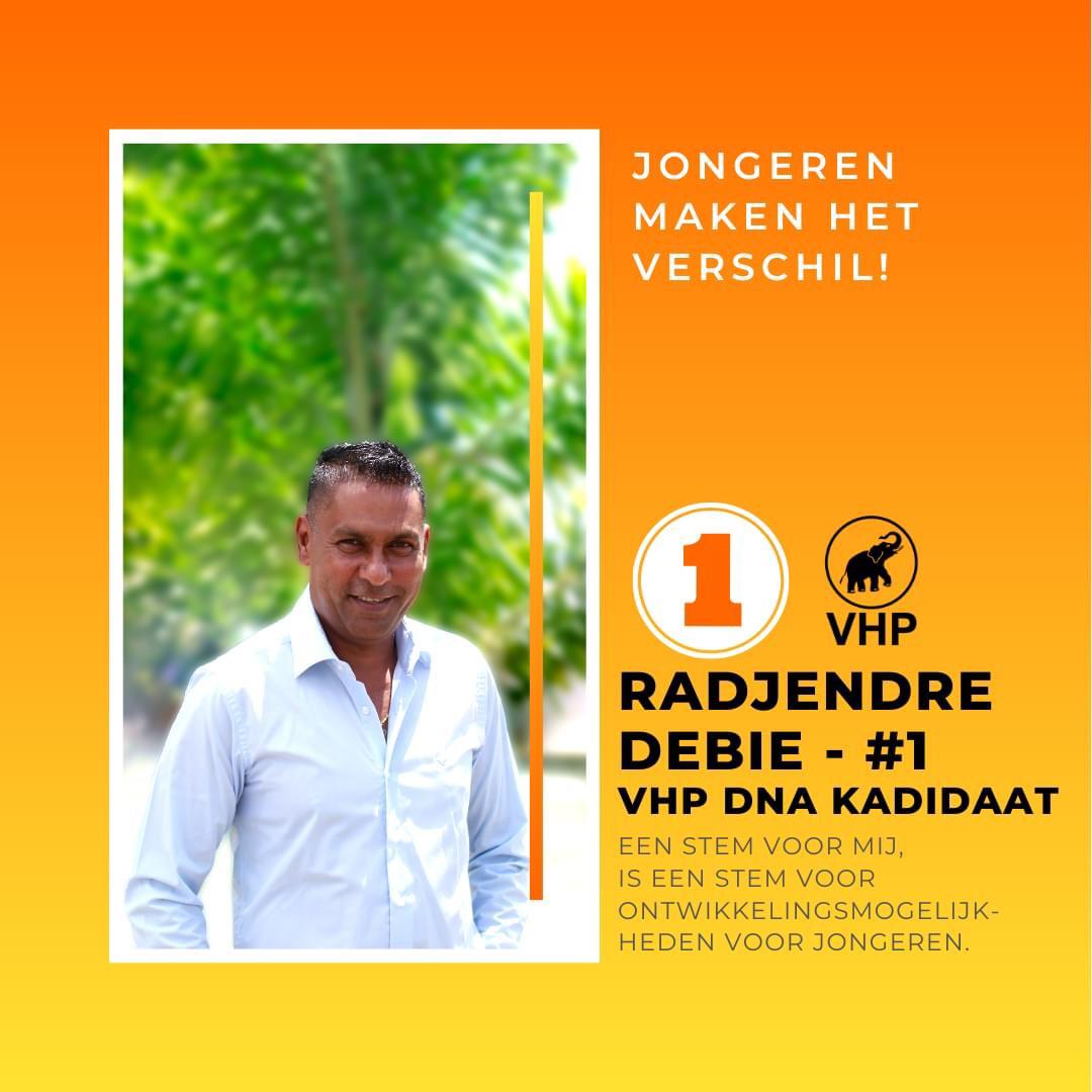 Stem bewust. Stem op Radjendrekoemar Debie