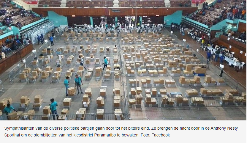 Sympathisanten politieke partijen gaan door tot het bittere eind