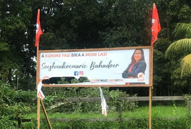 VHP-kandidaat Bahadoer doet aangifte van bedreiging