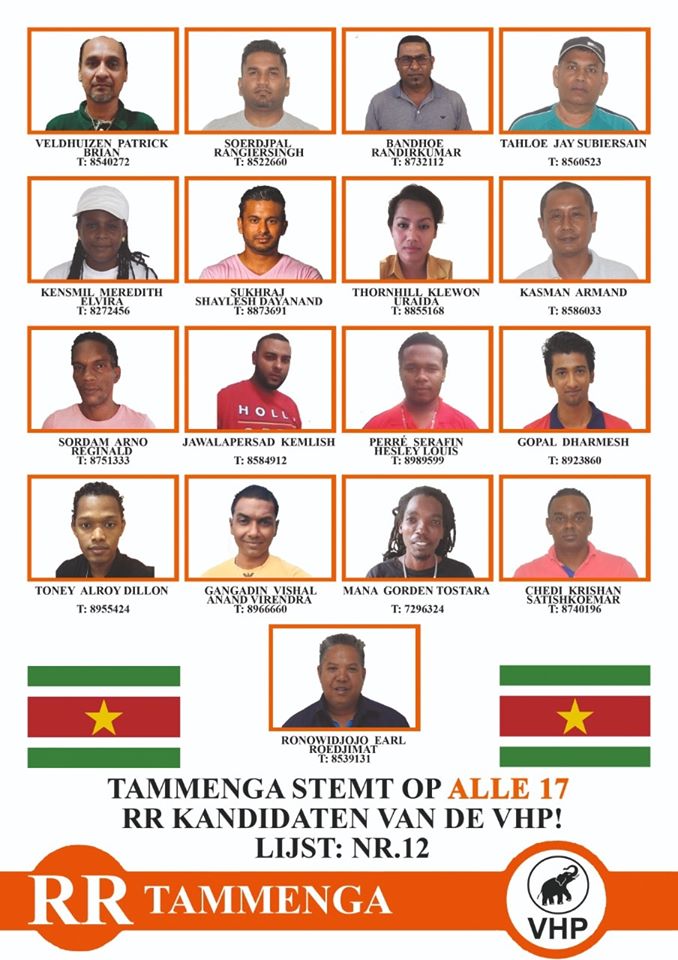 RR kandidaten voor Tammenga