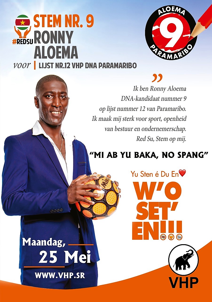 Ronny Aloema DNA-kandidaat