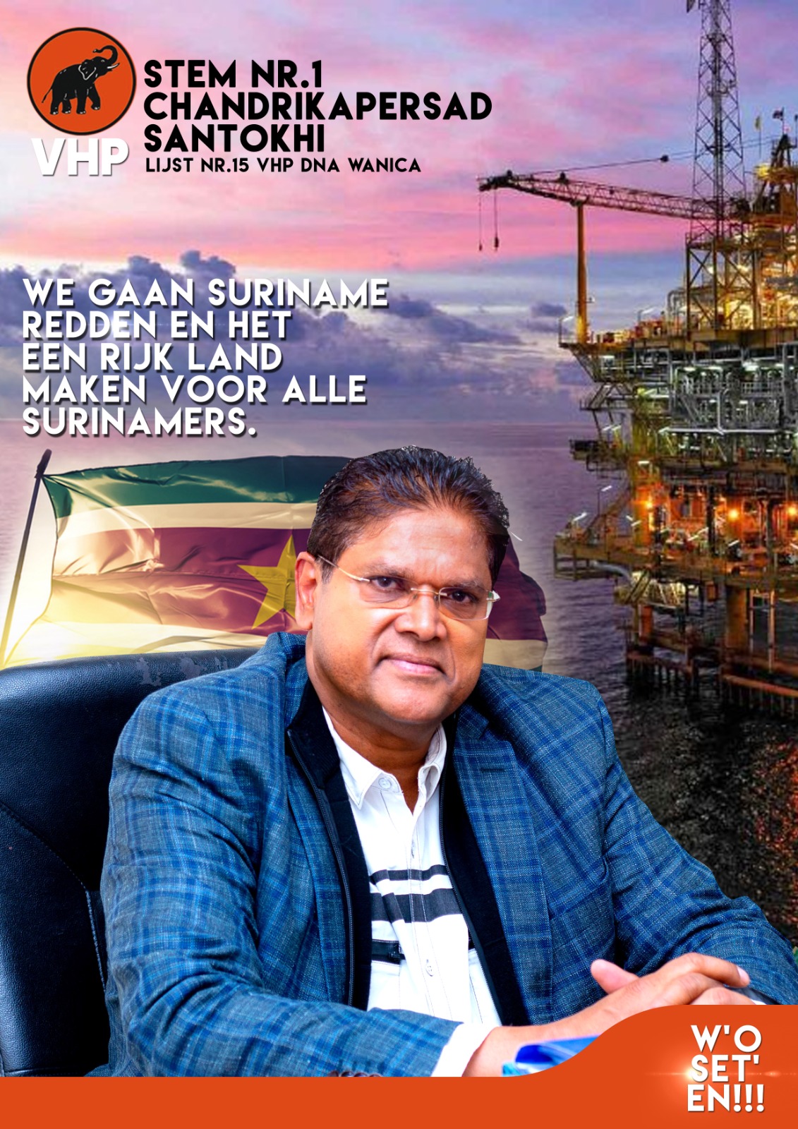 Stem bewust op 25 mei! Stem op Chan Santokhi!