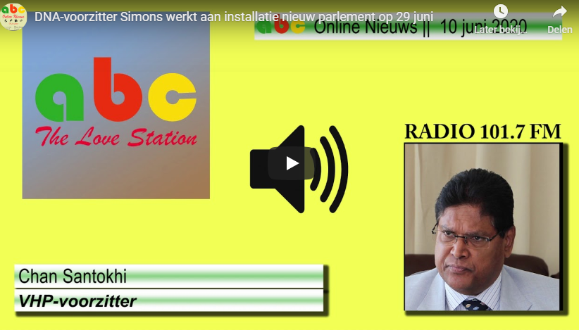 DNA-voorzitter Simons werkt aan installatie nieuw parlement op 29 juni