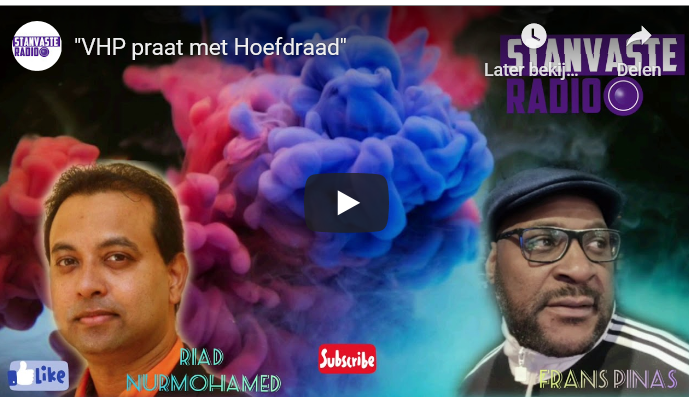 Frans Pinas in gesprek met Riad Nurmohamed
