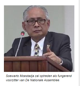 Moestadja wordt vandaag beëdigd als fungerend voorzitter