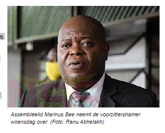 Bee wordt woensdag gekozen als Assembleevoorzitter