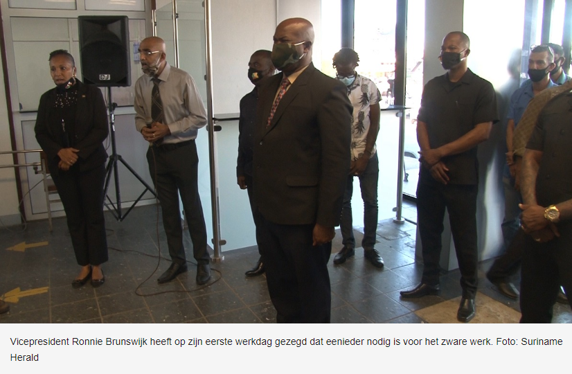 Vicepresident Brunswijk: “Wij hebben eenieder nodig voor het zware werk”