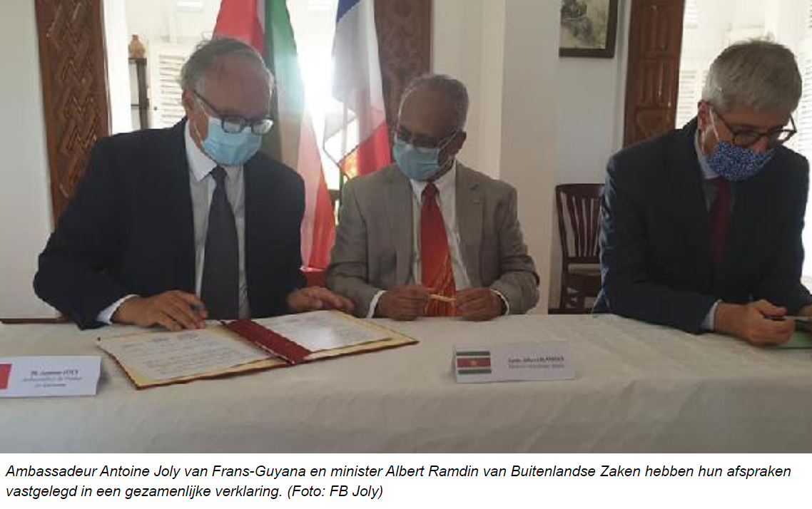 Suriname en Frankrijk maken concrete afspraken