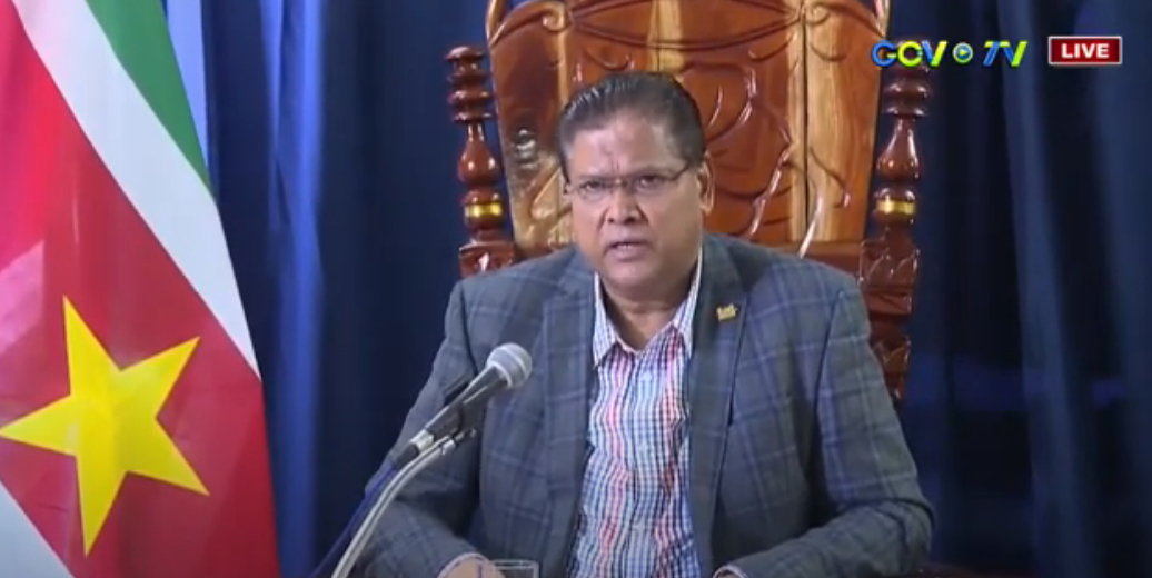 PERSBRIEFING PRESIDENT CHAN SANTOKHI