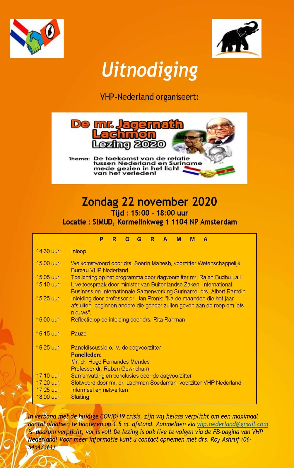 Mr. Jagernath Lachmon lezing 2020